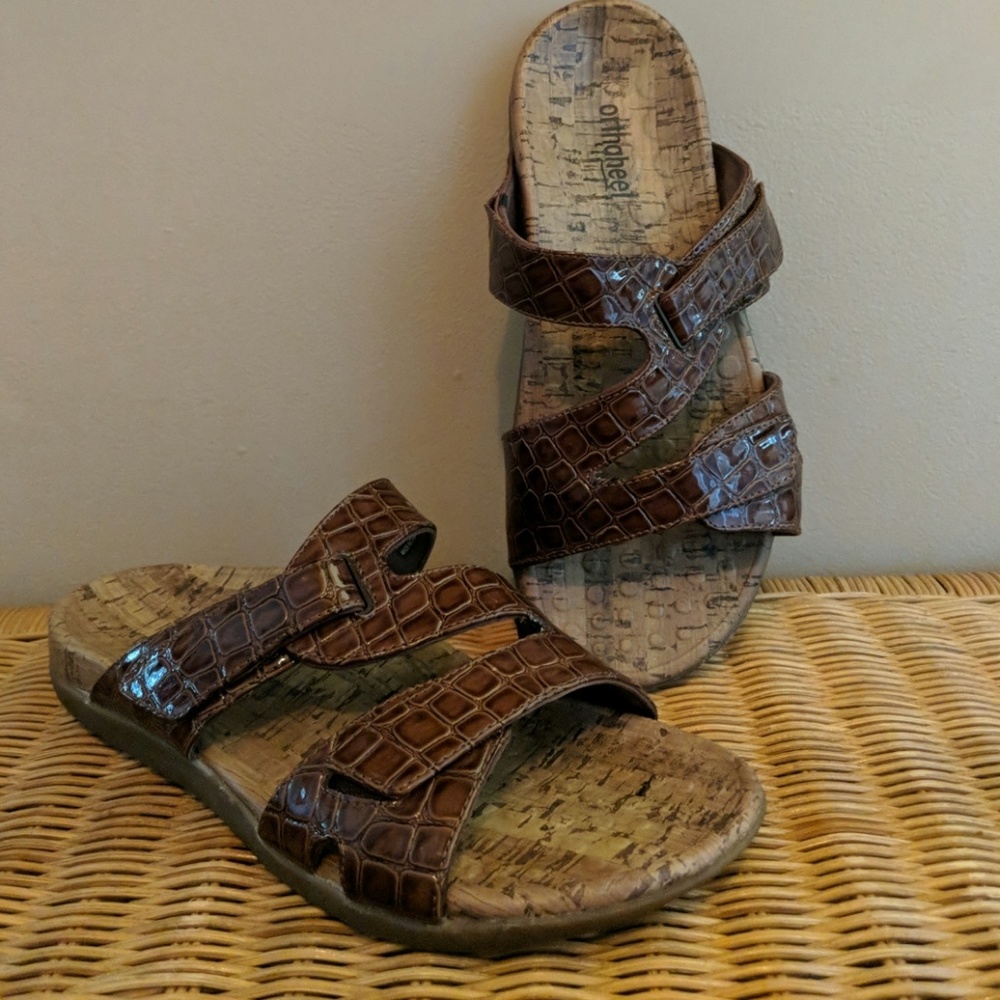 Orthoheel Brown/ Cork Size 9